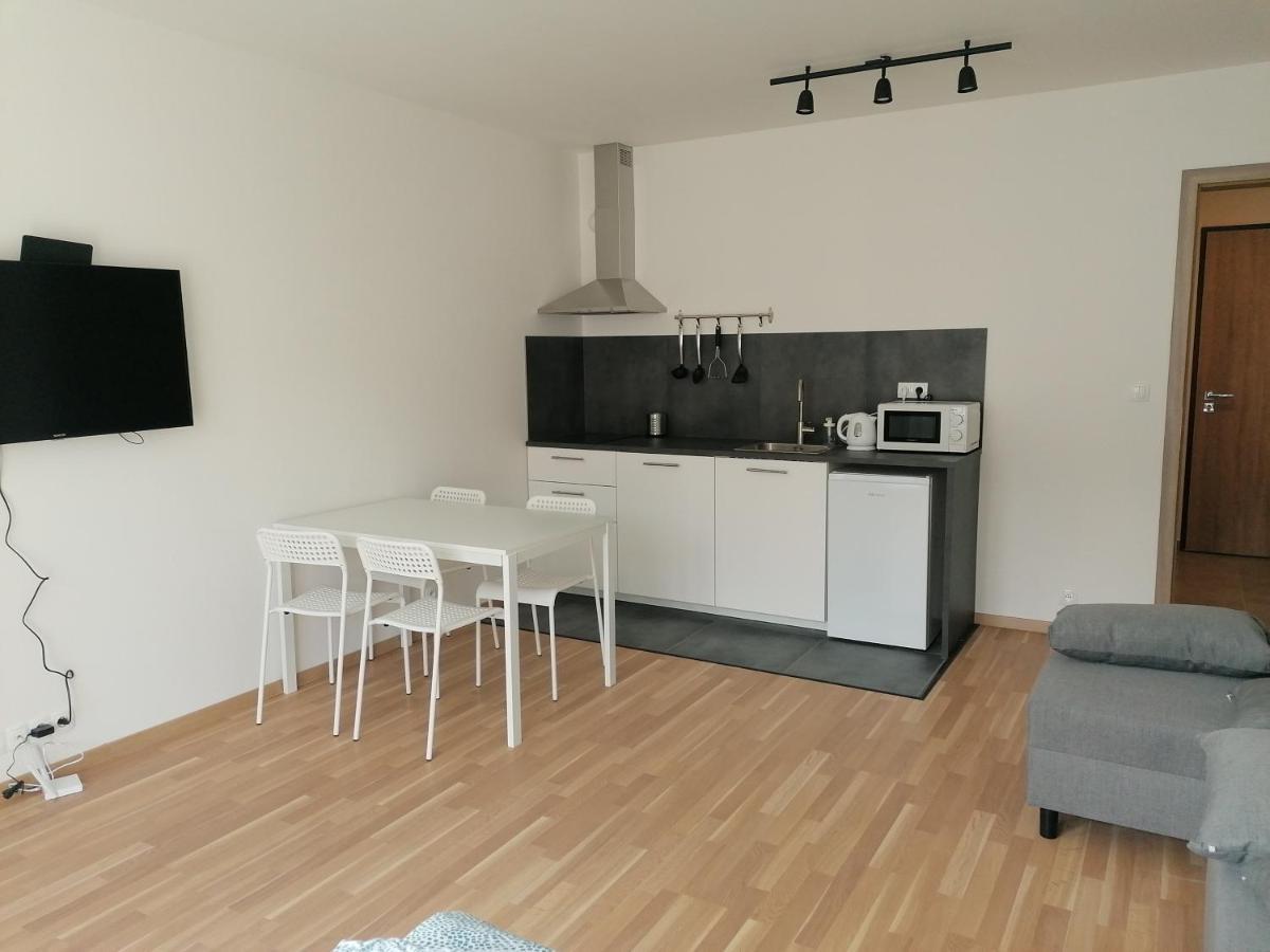 Brand New Studio Apartment #62 With Free Secure Parking In The Center Praga Exterior foto